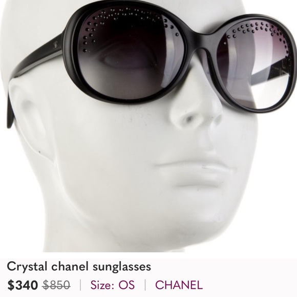 COPY - Chanel Authentic Crystal Sunglasses (NWOT) - Picture 1 of 10